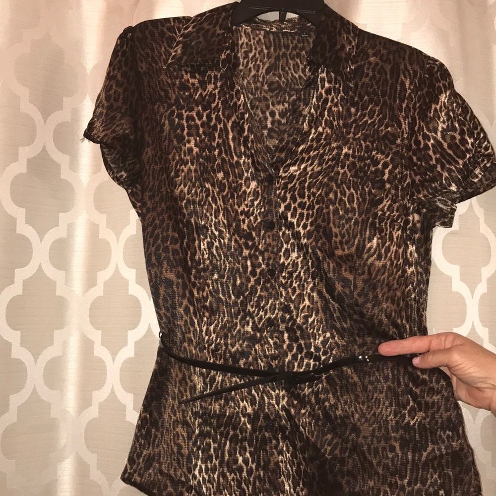 Leopard blouse